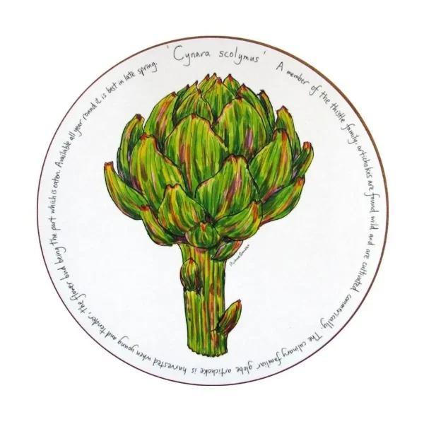 Artichoke Placemat by Richard Bramble - Durable Dining Mat 28cm artichoke placemat by richard 0 1752847346 - DIVERSTIMENTI