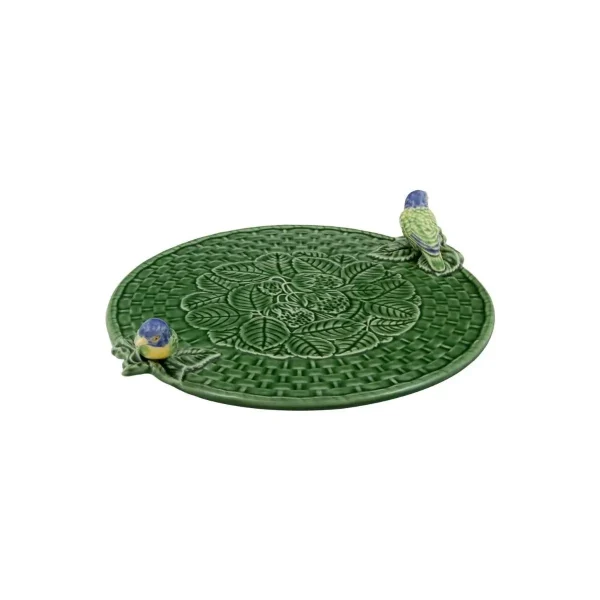 Bird Design Stoneware Cheese Platter | Bordallo Pinheiro bird design stoneware cheese p 0 1752847228 - DIVERSTIMENTI