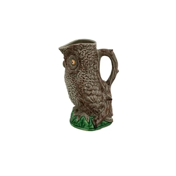 Bordallo Pinheiro Owl Ceramic Pitcher 1.25L - Elegant Design bordallo pinheiro owl ceramic 0 1752847471 - DIVERSTIMENTI