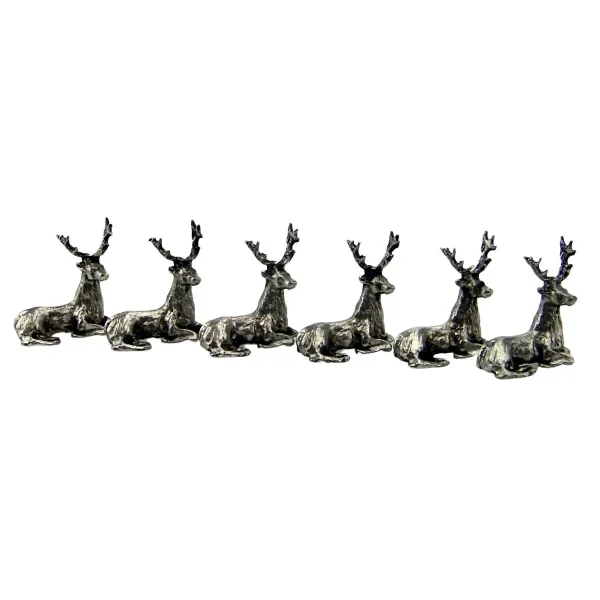 Elegant French Pewter Stag Knife Rest - Single Piece Craftsmanship elegant french pewter stag kni 0 1752848290 - DIVERSTIMENTI