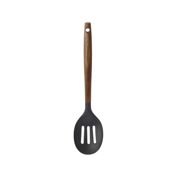 Scanpan Slotted Spoon: Carbonized Ash Handle for Draining Pasta scanpan slotted spoon carboniz 0 1752848675 - DIVERSTIMENTI